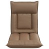 Fauteuil de sol ajustable Cappuccino Simili cuir 619905619905