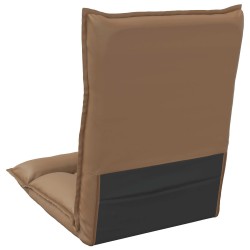 Fauteuil de sol ajustable Cappuccino Simili cuir 619905619905