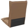 Fauteuil de sol ajustable Cappuccino Simili cuir 619905619905