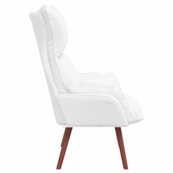fauteuil Blanc 69 x 74 x 93 cm Simili cuir 619906619906