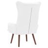 fauteuil Blanc 69 x 74 x 93 cm Simili cuir 619906619906