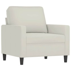 Fauteuil Crème 60 cm Velours 619907619907