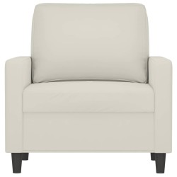 Fauteuil Crème 60 cm Velours 619907619907