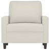 Fauteuil Crème 60 cm Velours 619907619907