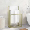 Porte-serviettes sur pied Doré 48x24x79 cm Fer 619908619908