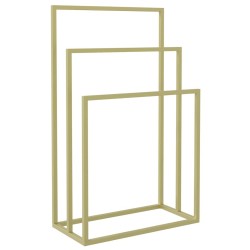 Porte-serviettes sur pied Doré 48x24x79 cm Fer 619908619908