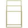 Porte-serviettes sur pied Doré 48x24x79 cm Fer 619908619908