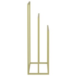 Porte-serviettes sur pied Doré 48x24x79 cm Fer 619908619908