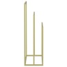 Porte-serviettes sur pied Doré 48x24x79 cm Fer 619908619908