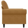 Fauteuil Marron 60 cm Velours 619909619909