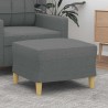 Repose-pied Gris foncé 60x50x41 cm Tissu 619910619910