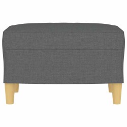 Repose-pied Gris foncé 60x50x41 cm Tissu 619910619910