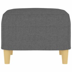Repose-pied Gris foncé 60x50x41 cm Tissu 619910619910