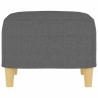 Repose-pied Gris foncé 60x50x41 cm Tissu 619910619910