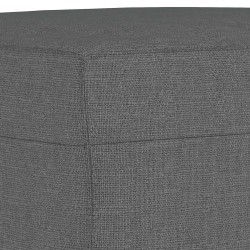 Repose-pied Gris foncé 60x50x41 cm Tissu 619910619910