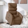 Fauteuil inclinable Marron Tissu 619915619915