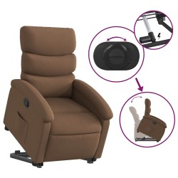 Fauteuil inclinable Marron Tissu 619915619915
