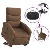 Fauteuil inclinable Marron Tissu 619915619915