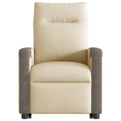 Fauteuil inclinable Crème Tissu 619919619919
