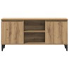 Meuble TV chêne artisanal 102x35x50 cm bois d'ingénierie 619923619923