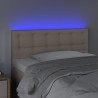 Tête de lit à LED Cappuccino 100x5x78/88 cm Similicuir 619925619925