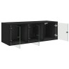 Meuble mural Chêne noir 102 x 37 x 35 cm Bois d'ingénierie 619930619930