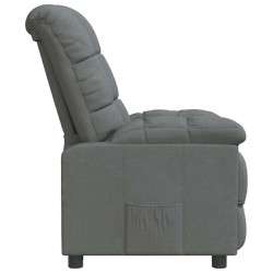 Fauteuil inclinable Gris foncé Tissu 619933619933