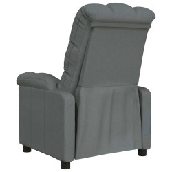 Fauteuil inclinable Gris foncé Tissu 619933619933