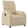 Fauteuil inclinable en tissu crème 619934619934