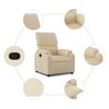 Fauteuil inclinable en tissu crème 619934619934