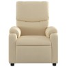 Fauteuil inclinable en tissu crème 619934619934