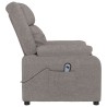 Fauteuil inclinable électrique Taupe Tissu 619936619936