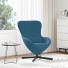 Fauteuil œuf Bleu 63 x 73 x 90 cm Velours 619937619937
