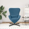 Fauteuil œuf Bleu 63 x 73 x 90 cm Velours 619937619937