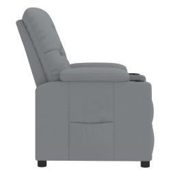 Fauteuil inclinable Gris clair Tissu 619940619940