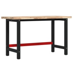 Établi 140x60x83 cm bois massif d'acacia rectangulaire 619941619941