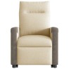 Fauteuil inclinable électrique crème tissu 619944619944