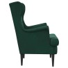 Fauteuil Vert foncé Velours 619946619946
