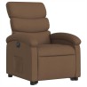 Fauteuil inclinable électrique marron tissu 619950619950