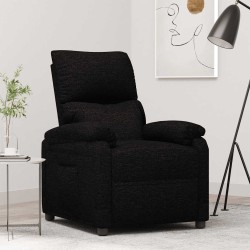 Fauteuil inclinable Noir Tissu 619951619951
