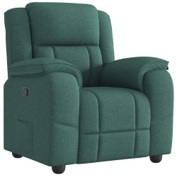 Fauteuil inclinable Vert foncé Tissu 619953619953