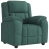 Fauteuil inclinable Vert foncé Tissu 619953619953