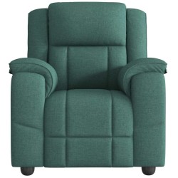 Fauteuil inclinable Vert foncé Tissu 619953619953