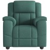 Fauteuil inclinable Vert foncé Tissu 619953619953
