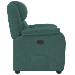 Fauteuil inclinable Vert foncé Tissu 619953619953