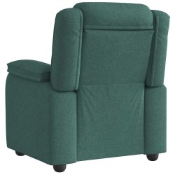 Fauteuil inclinable Vert foncé Tissu 619953619953