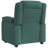 Fauteuil inclinable Vert foncé Tissu 619953619953