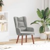 fauteuil Gris clair 63 x 67 x 94 cm Velours 619955619955