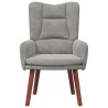 fauteuil Gris clair 63 x 67 x 94 cm Velours 619955619955