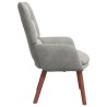 fauteuil Gris clair 63 x 67 x 94 cm Velours 619955619955
